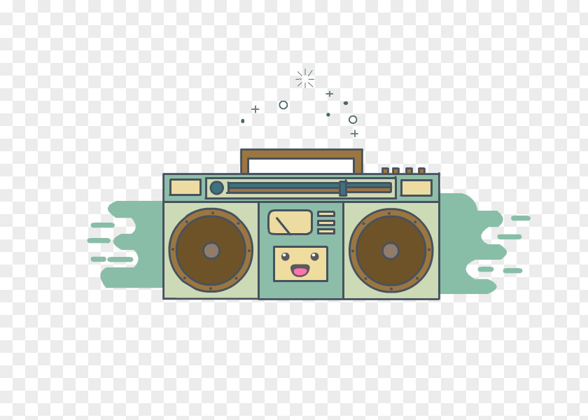 Cartoon Radio Drawing Clip Art PNG