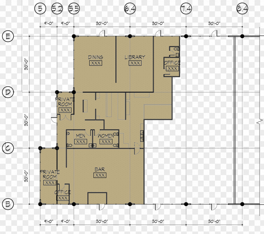 House Floor Plan Architectural PNG