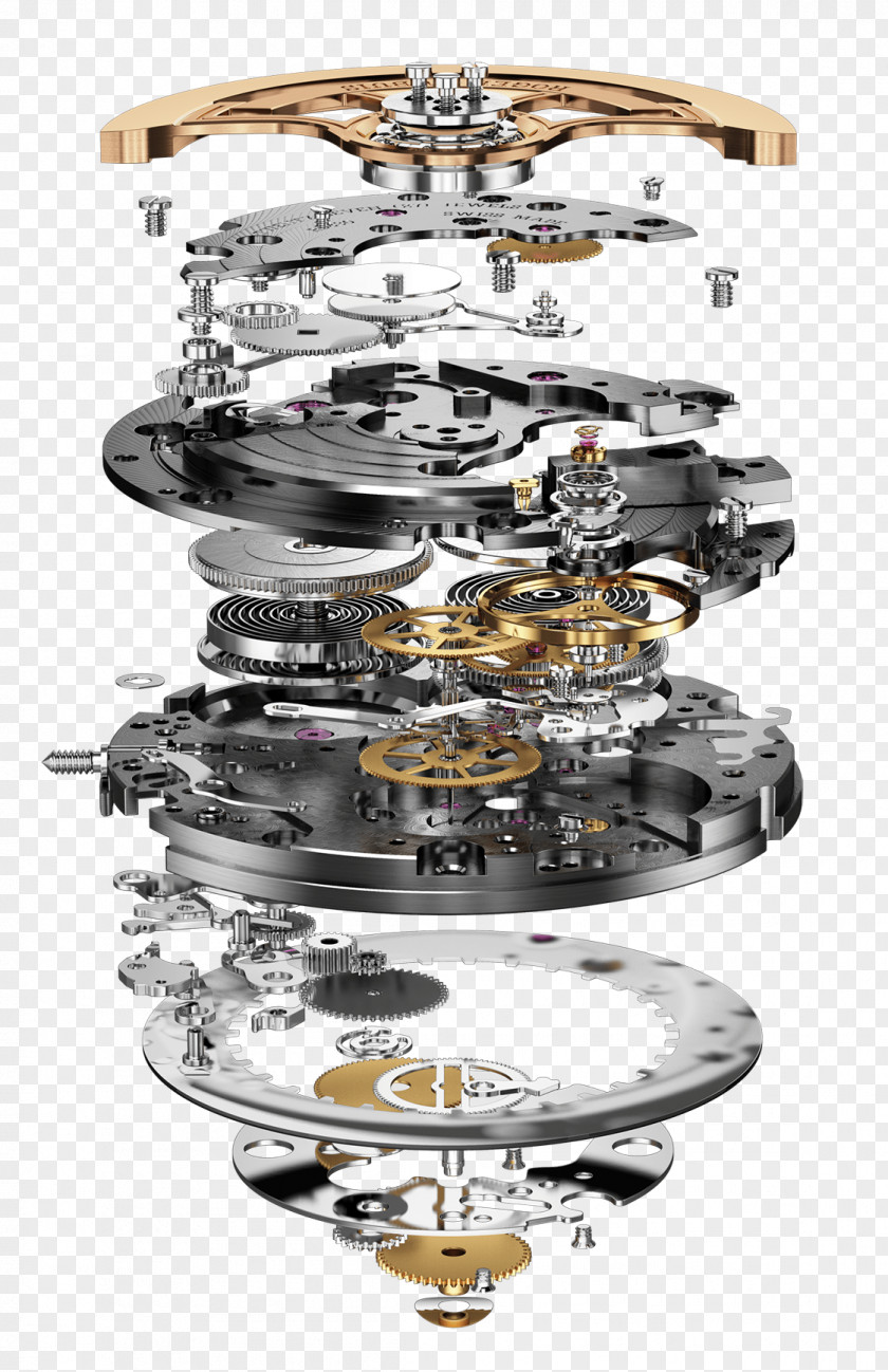 Mechanical Advantage And Efficiency Metal Roger Dubuis Product Automatic Watch Caliber PNG