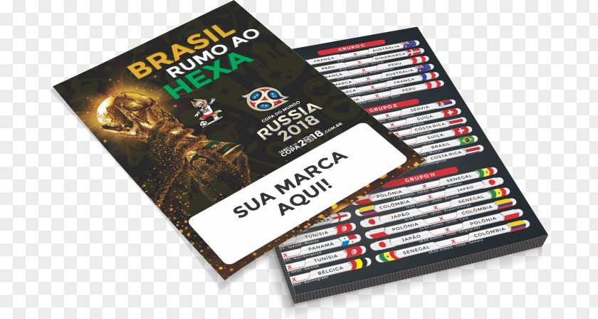 Rumo Ao Hexa 2018 World Cup 2014 FIFA 2022 Paper Brazil PNG
