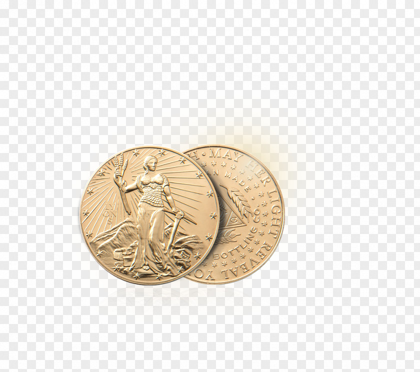 Silver Coin Gold Bar Medal PNG