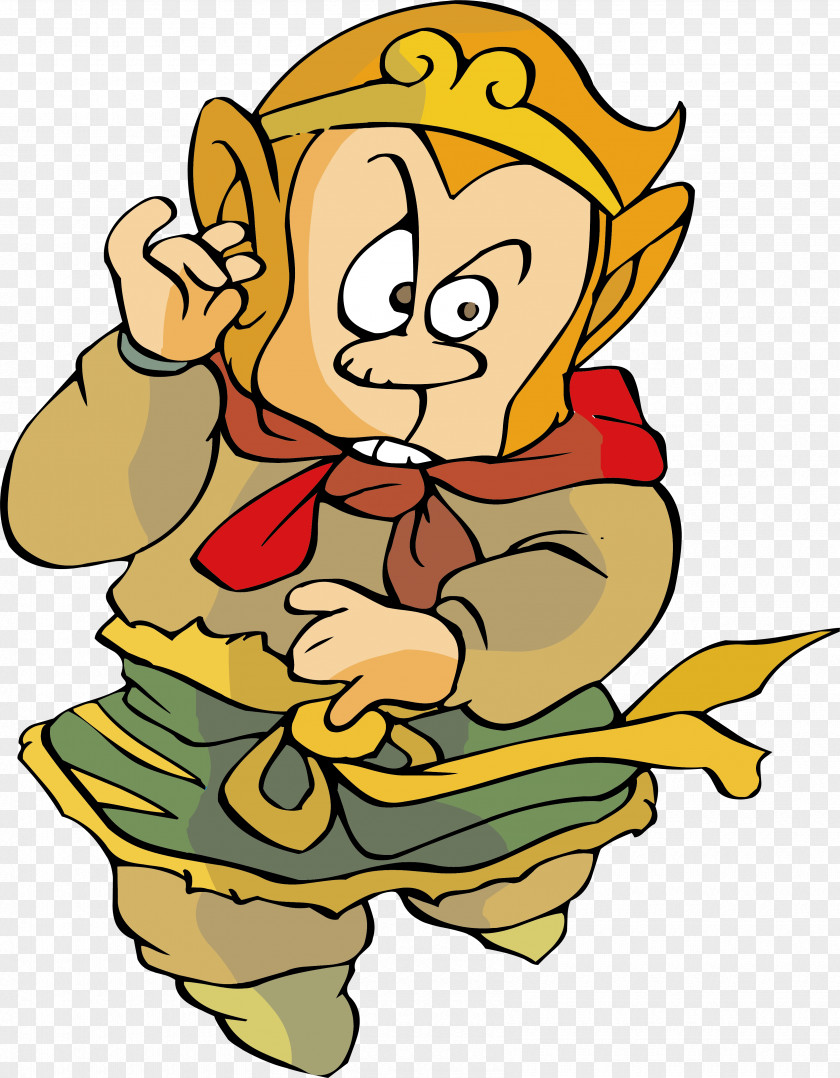 Cartoon Sun Wukong PNG