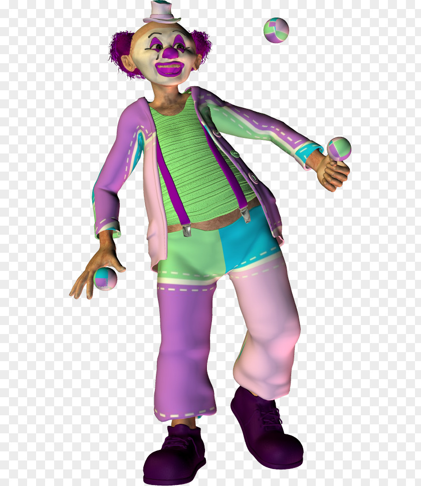 Clown Animation Circus Dance PNG