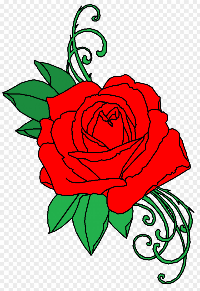 Rose Tattoo File PNG