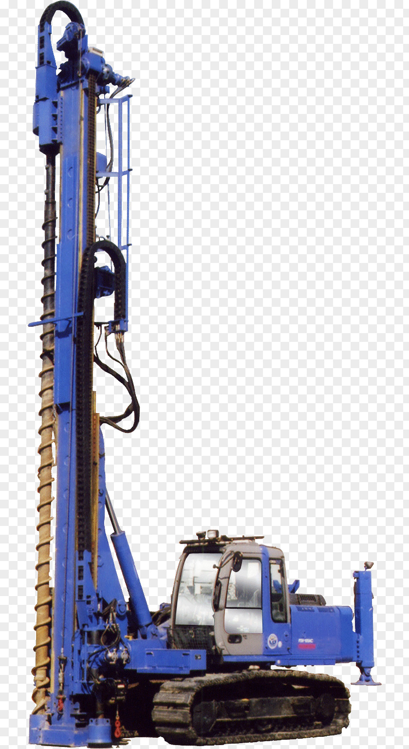 Boring Down-the-hole Drill 地盤改良 KOKEN BORING MACHINE CO., LTD. Baugrund Drilling Rig PNG