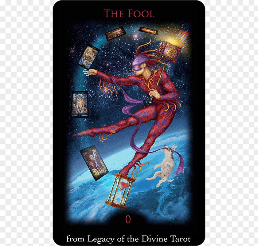Fool Legacy Of The Divine Tarot Major Arcana Gilded PNG