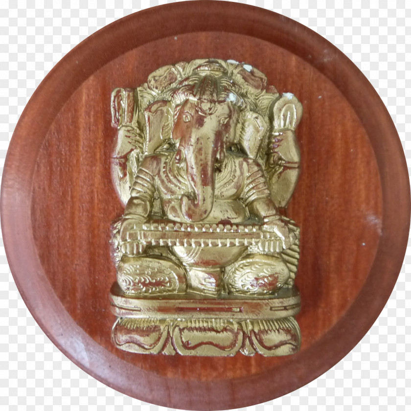 Ganesha Stone Carving Relief Rock PNG