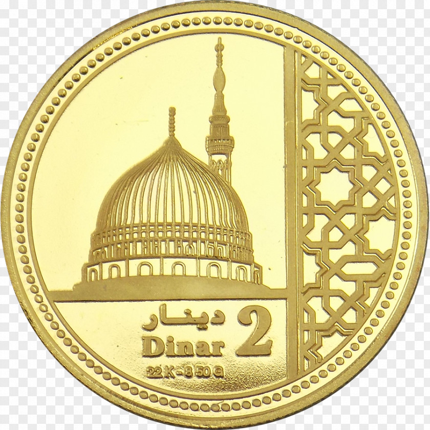 Gold Coin Dinar PNG