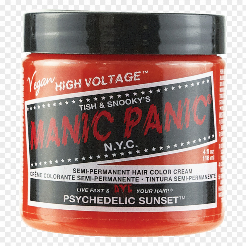 Hair Coloring Manic Panic Human Color PNG