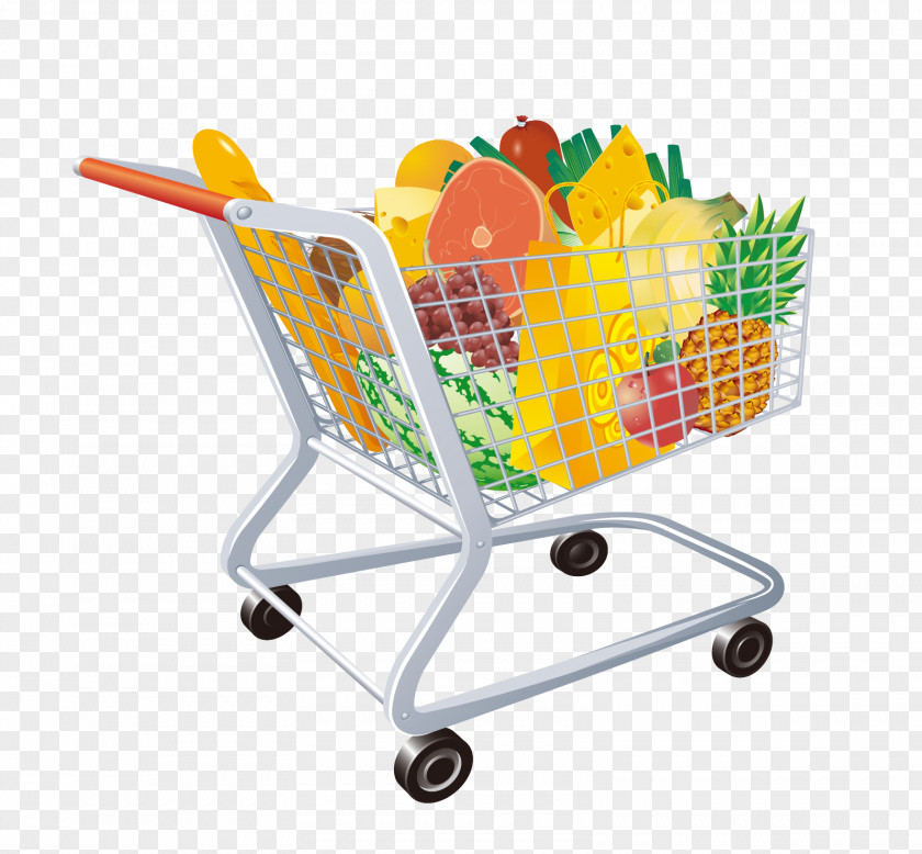 Vector Shopping Cart Euclidean Icon PNG