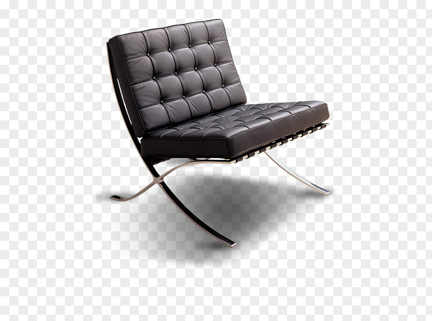 Barcelona Chair Fauteuil Furniture Club PNG