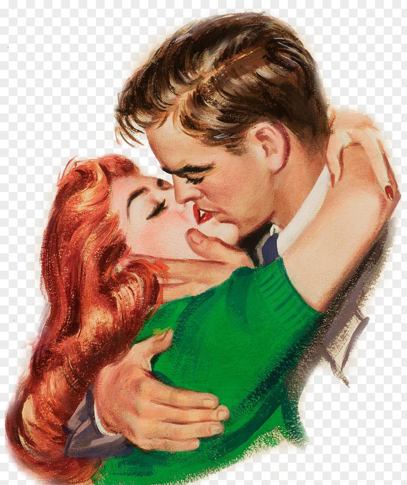 Kiss Redhead Day Intimate Relationship Love Work Of Art PNG