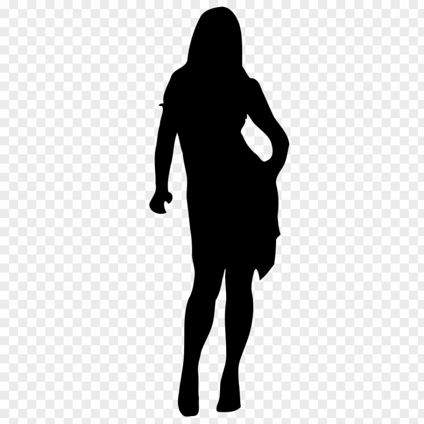 Q Vector Woman Silhouette Clip Art PNG