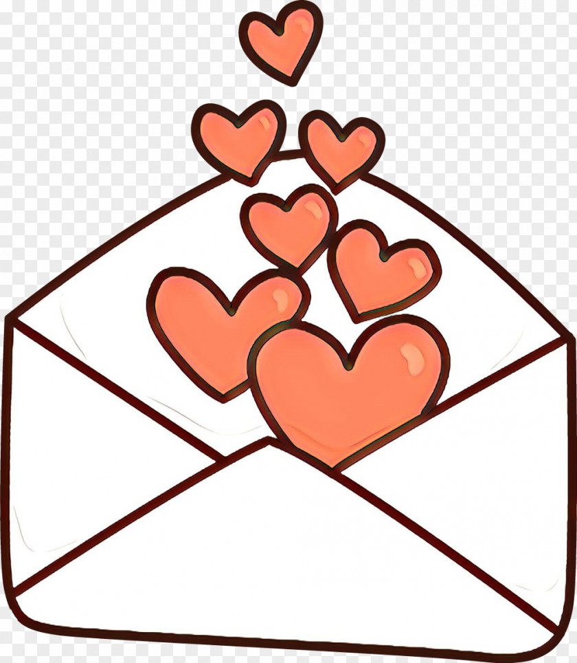 Thumb Heart Letter PNG