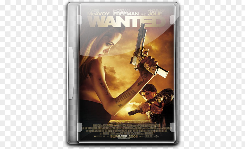 Wanted Hollywood Film Poster PNG