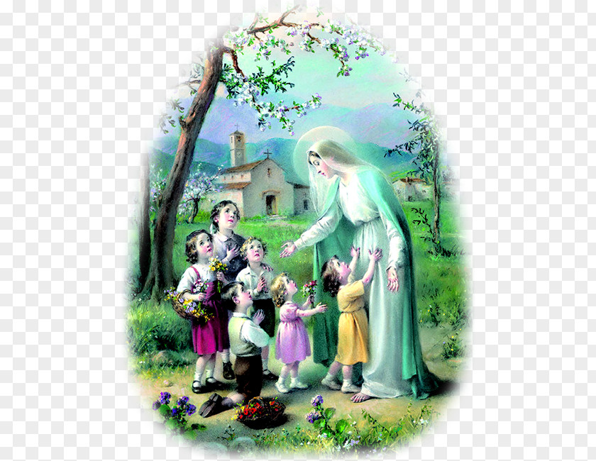 Child Prayer Ave Maria Holy Card Family Mother PNG
