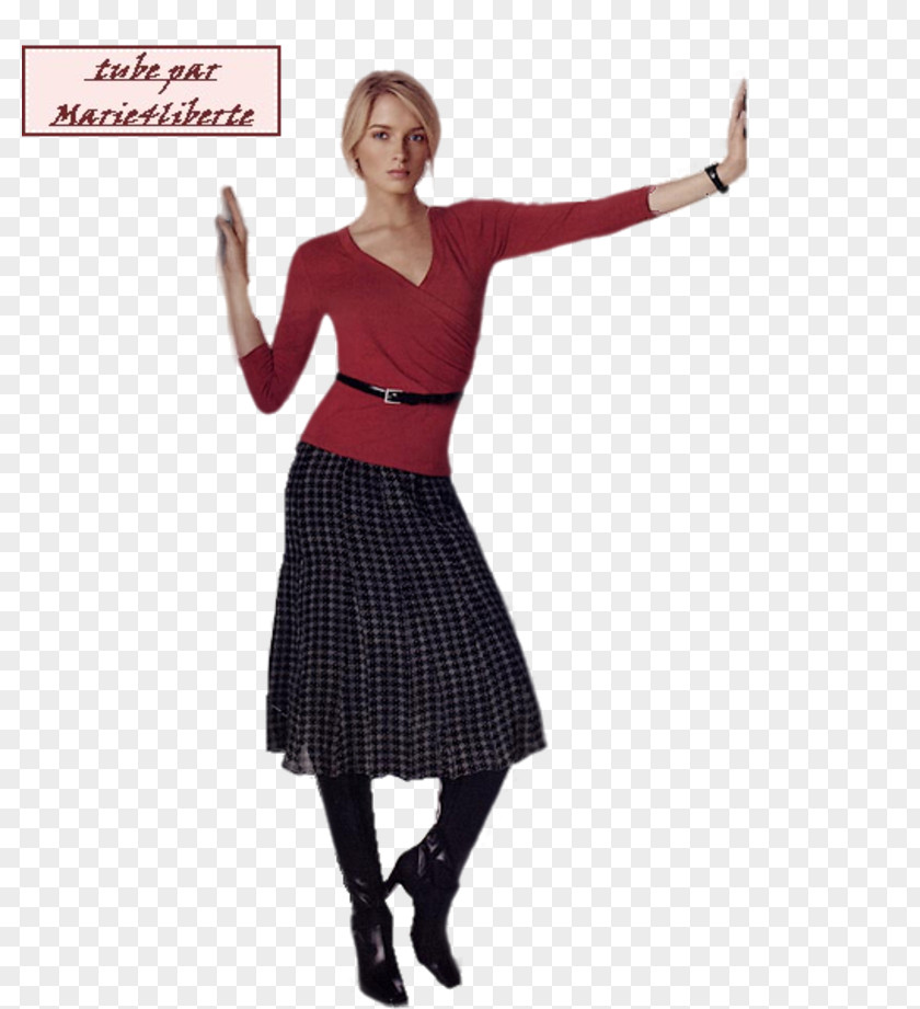 Dress Waist Tartan Skirt Pattern PNG