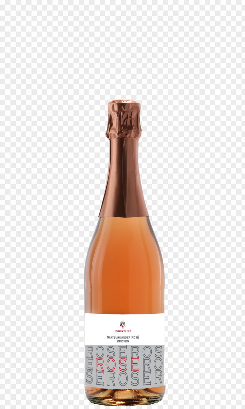 Fl[ating Rose Champagne Glass Bottle Beer Liqueur PNG
