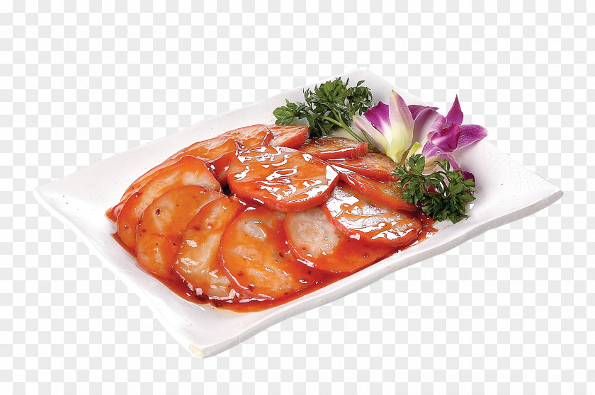 Glutinous Rice Lotus Root Sashimi Recipe Garnish Seafood Hors Doeuvre PNG