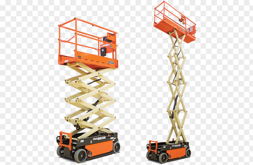 JLG Industries Aerial Work Platform Genie Elevator Heavy Machinery PNG