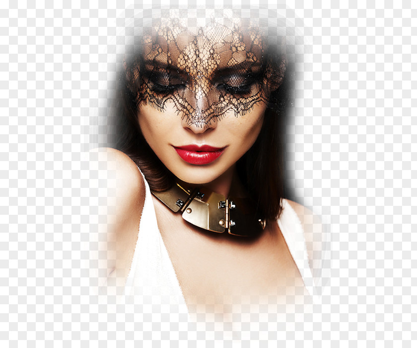 Poetic Scene Mask Lace Fashion Clothing Pin PNG