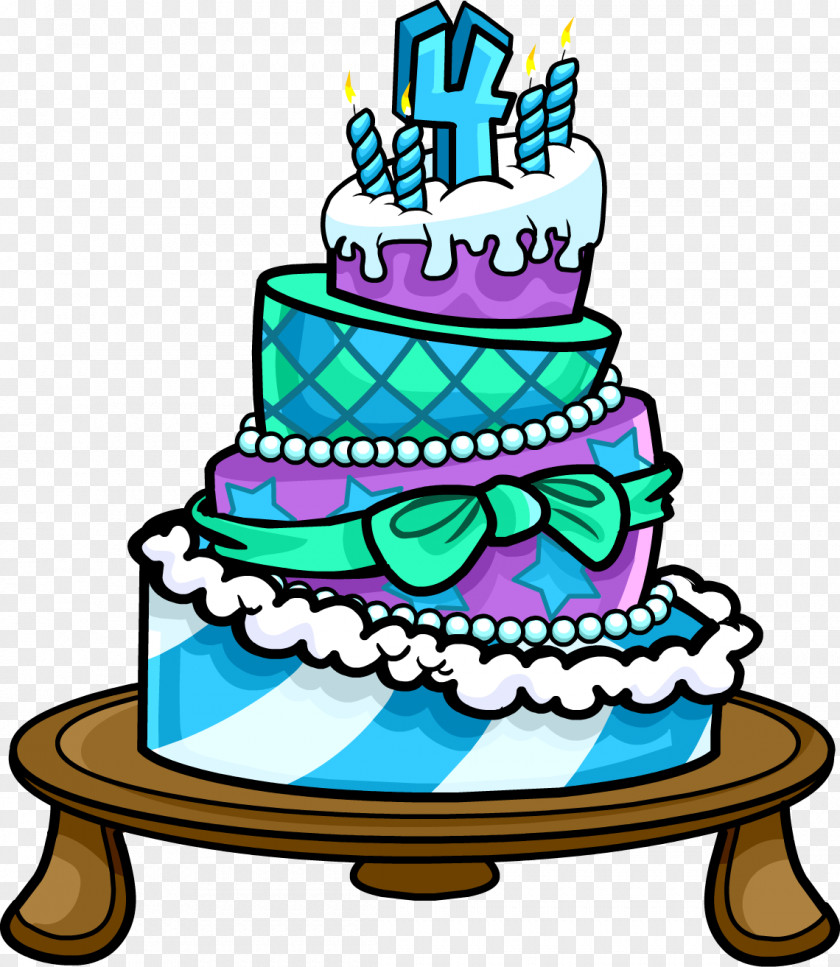 Aniversary Club Penguin Birthday Cake Wedding Chocolate PNG