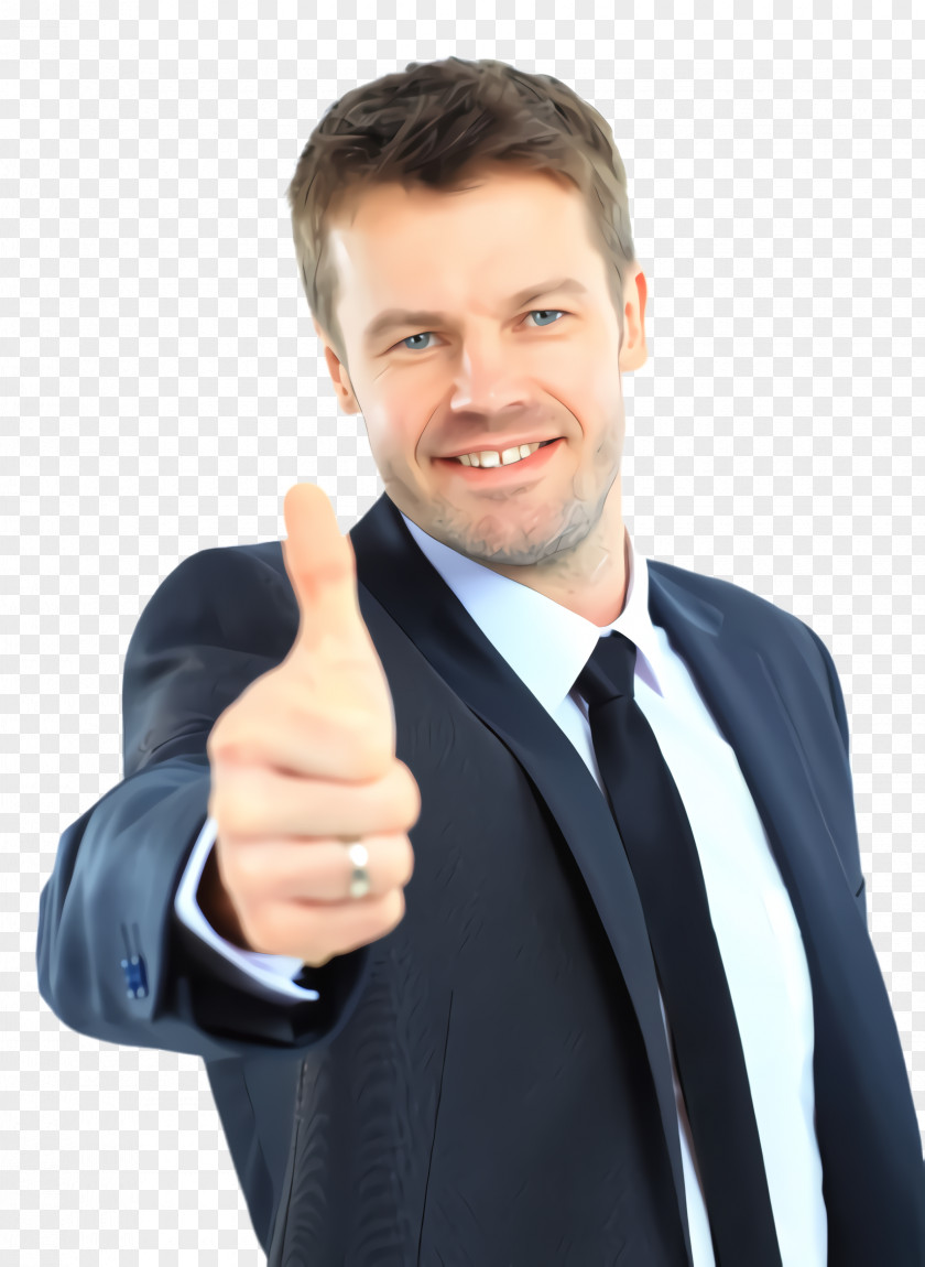 Business Okay Finger Thumb Gesture Hand Businessperson PNG