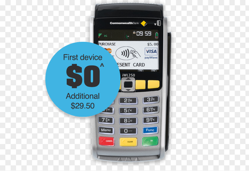 Credit Card Feature Phone EFTPOS Commonwealth Bank Mobile Payment PNG