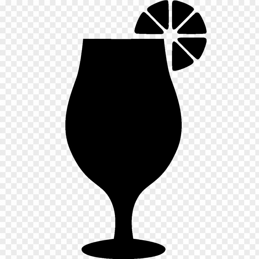 Glass Wine Beer Glasses Black White PNG