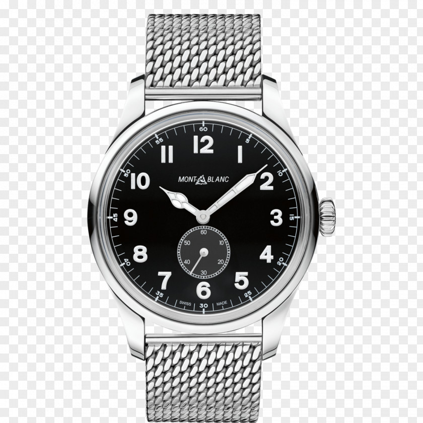 Montblanc Black Male Watch Villeret Chronograph Meisterstxfcck PNG
