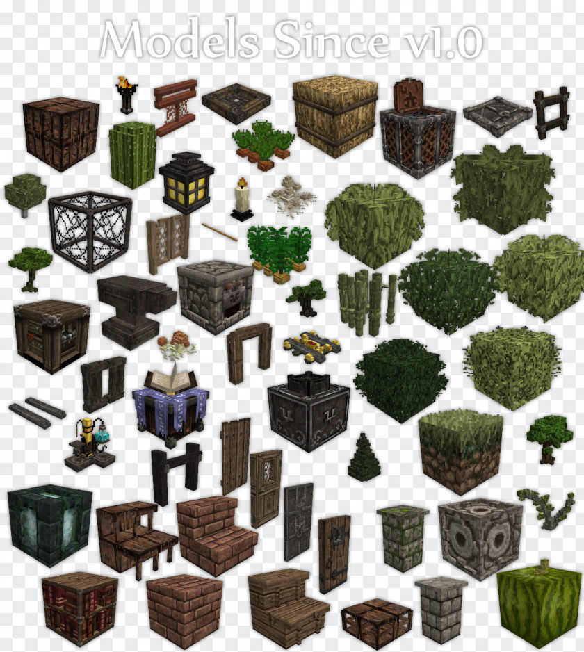 Blocks Minecraft 3D Modeling Texture Mapping Computer Graphics PNG