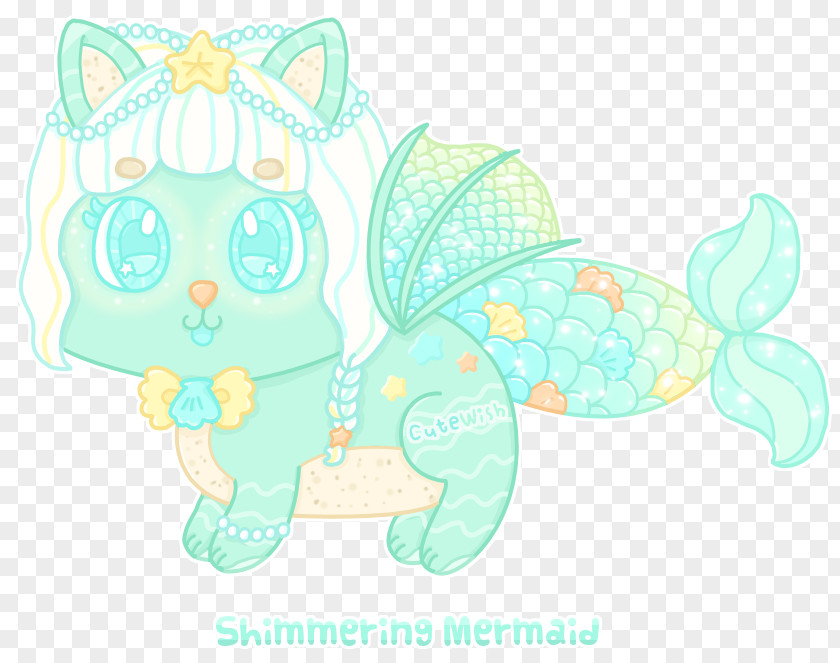 Fish Butterfly Turquoise Fairy PNG
