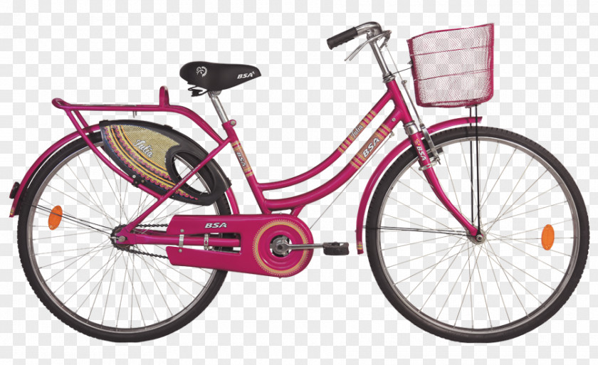 Ladies Bike Birmingham Small Arms Company City Bicycle Roadster BSA Hercules PNG