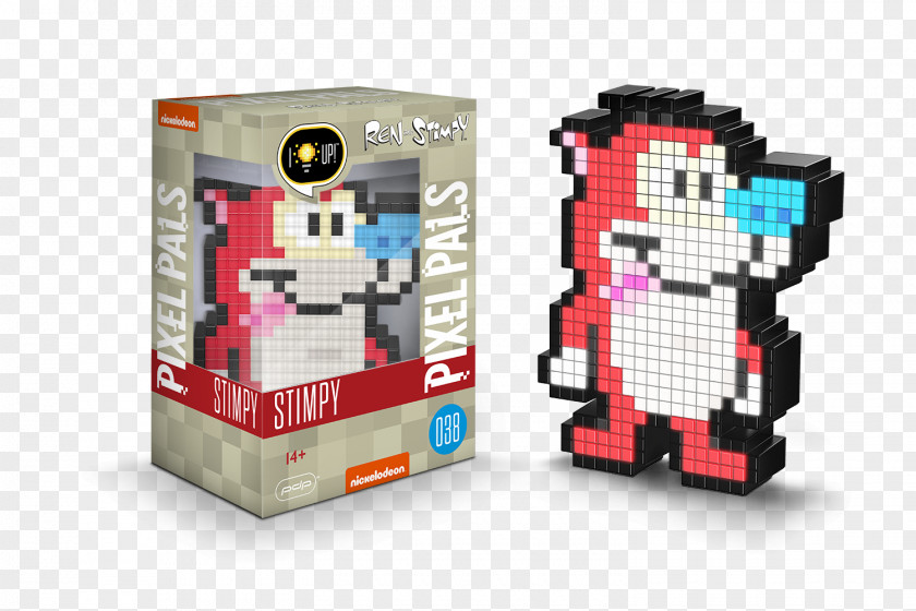 Ren And Stimpy Stimpson J. Cat Pixel Art Pals Nintendo Raccoon Mario Leonardo PNG