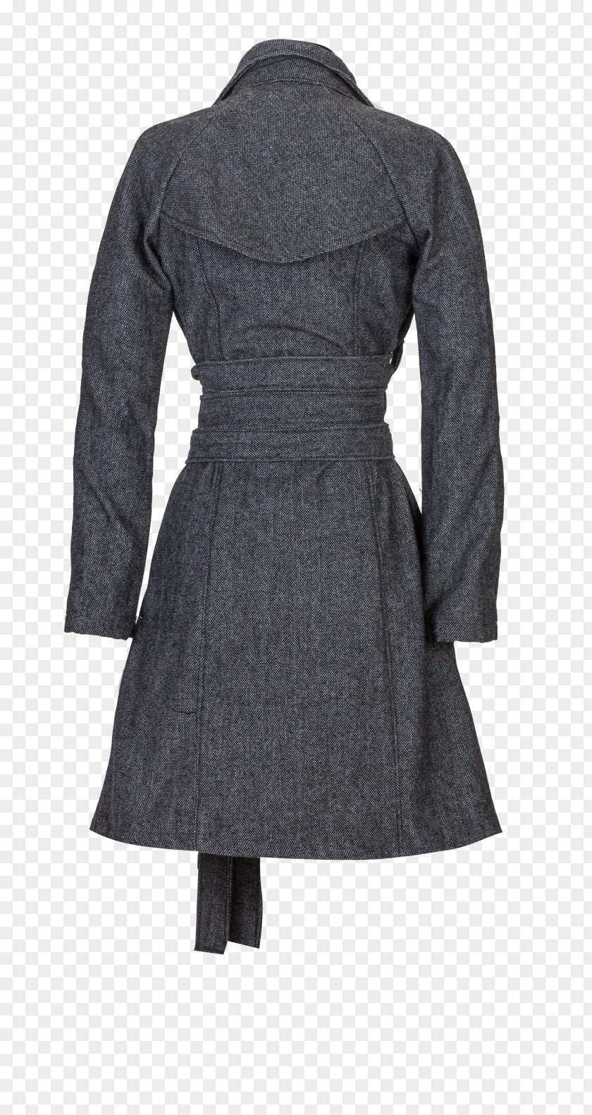 Dress Trench Coat Overcoat Sleeve PNG