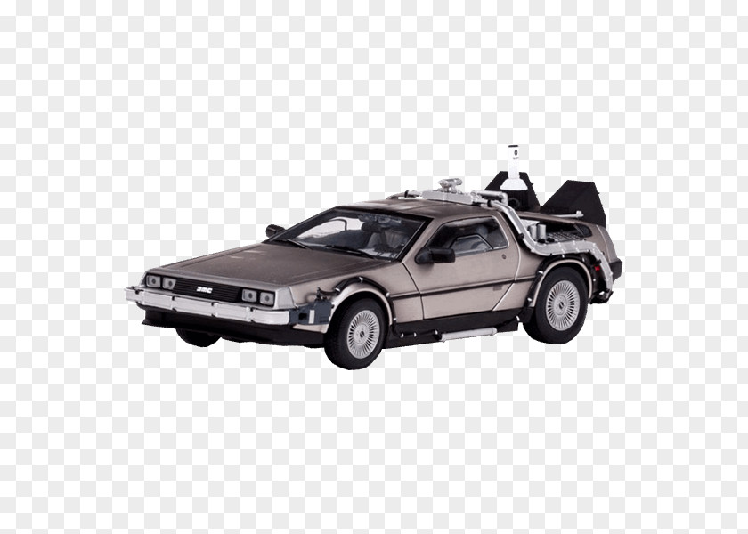 Delorean DeLorean DMC-12 Time Machine Die-cast Toy Back To The Future 1:18 Scale Diecast PNG