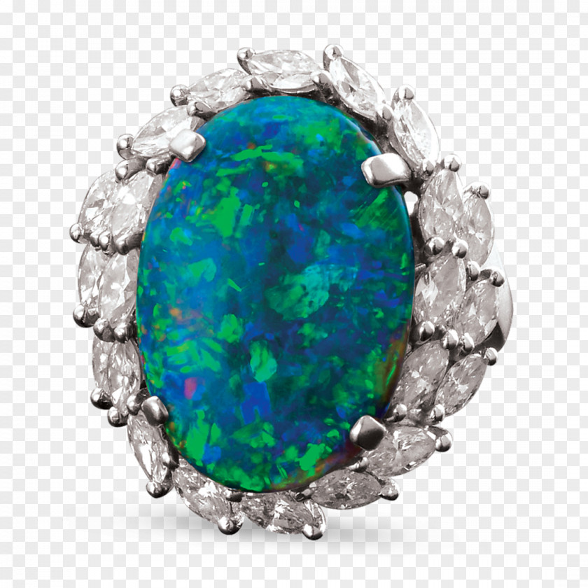 Opal Diamond Ring Emerald Jewellery PNG