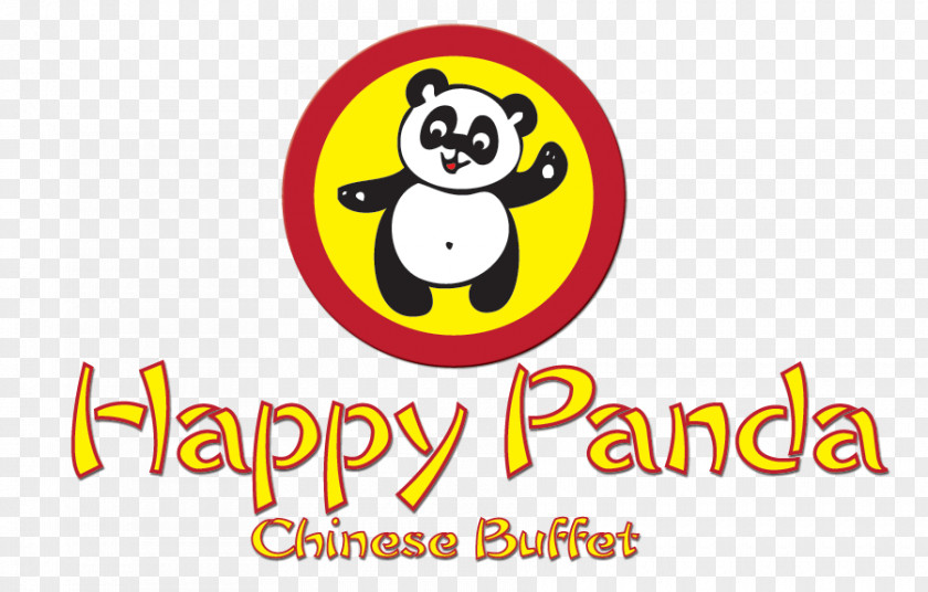 Smiley Chinese Cuisine Buffet Happy Panda Restaurant Logo PNG