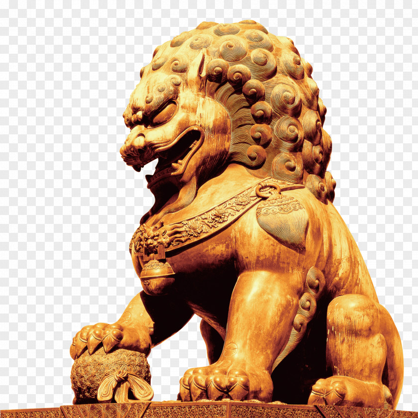 Stone Lions Element Chinese Guardian 19th National Congress Of The Communist Party China PNG