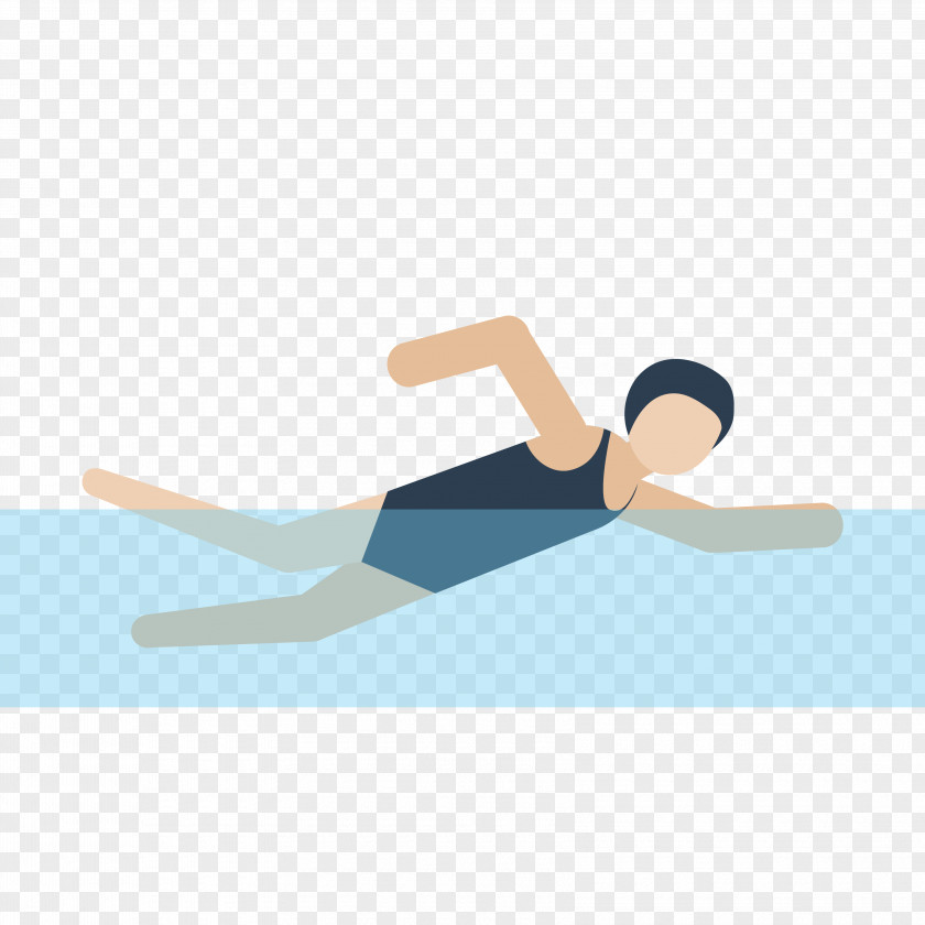 Swimming Material Illustration PNG