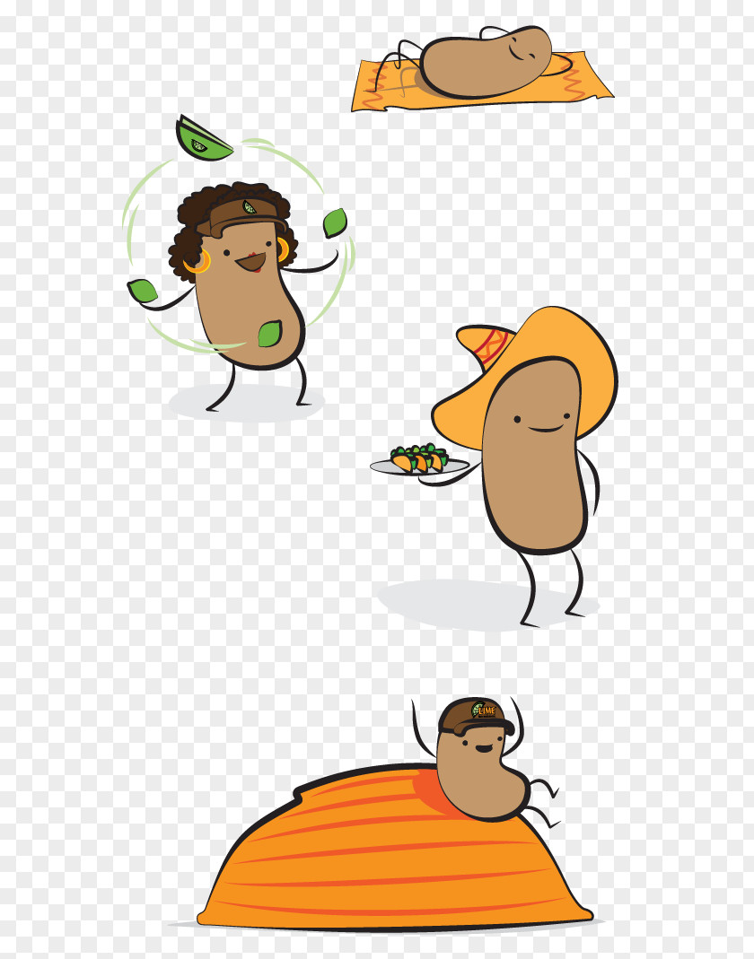 Uncooked Mexican Beans Clip Art Illustration Human Behavior Cartoon Hat PNG