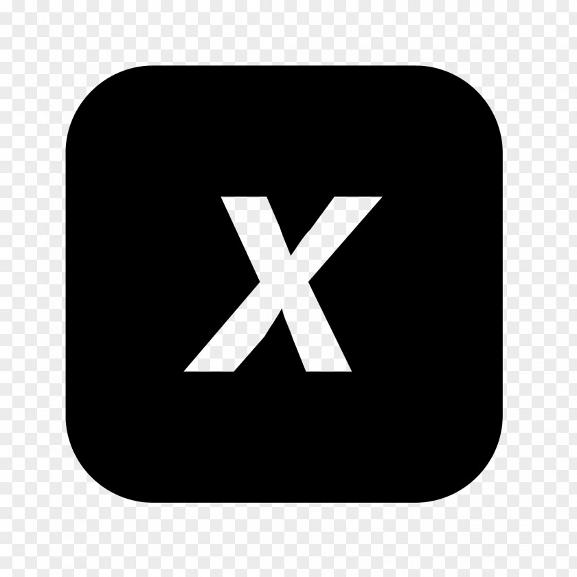 X Logo Brand PNG
