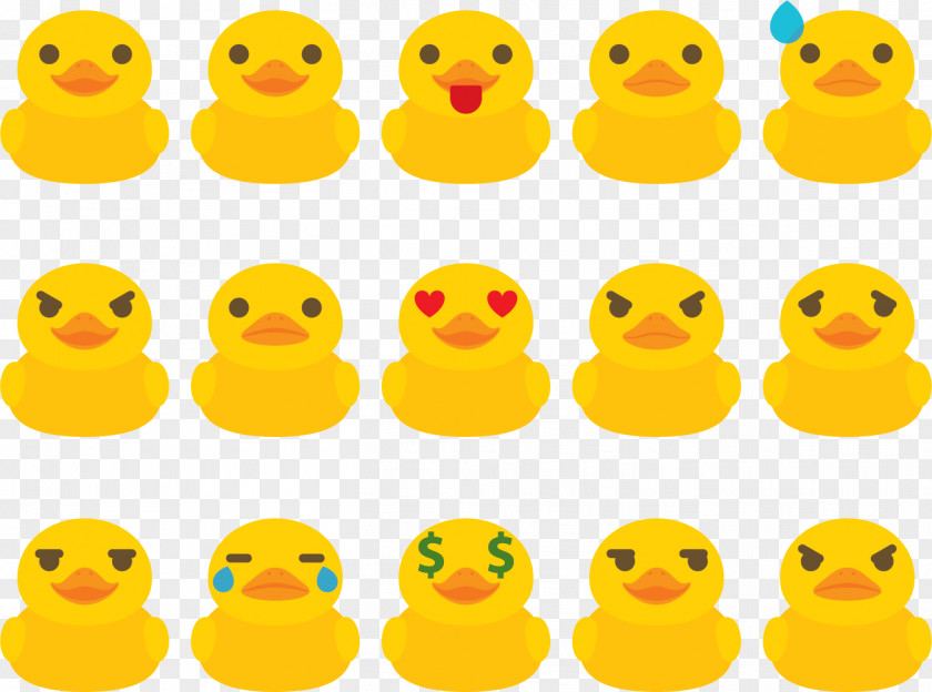 Duck Look Rubber Emoji Emoticon PNG