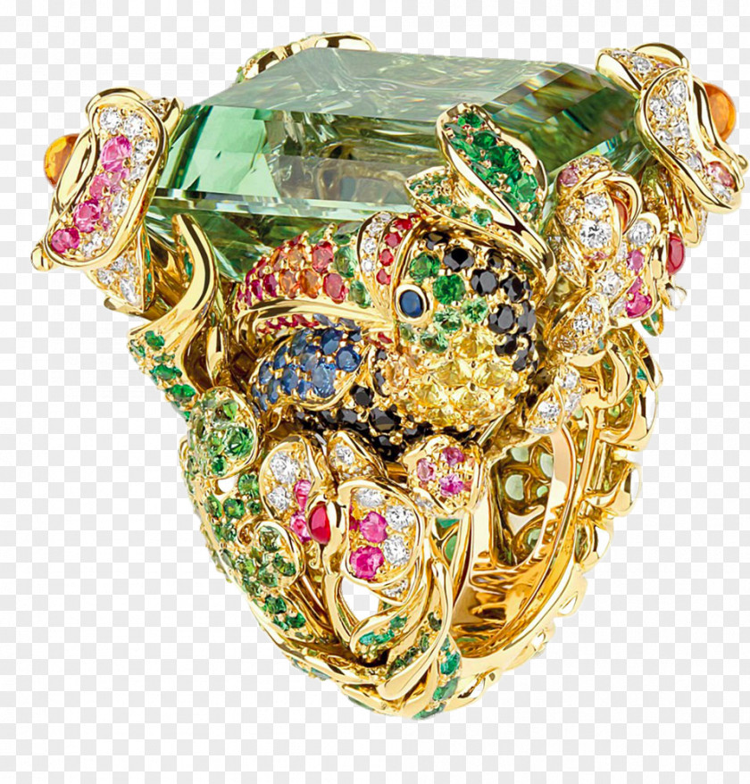 Emerald Ring Christian Dior SE Jewellery Gemstone Earring PNG