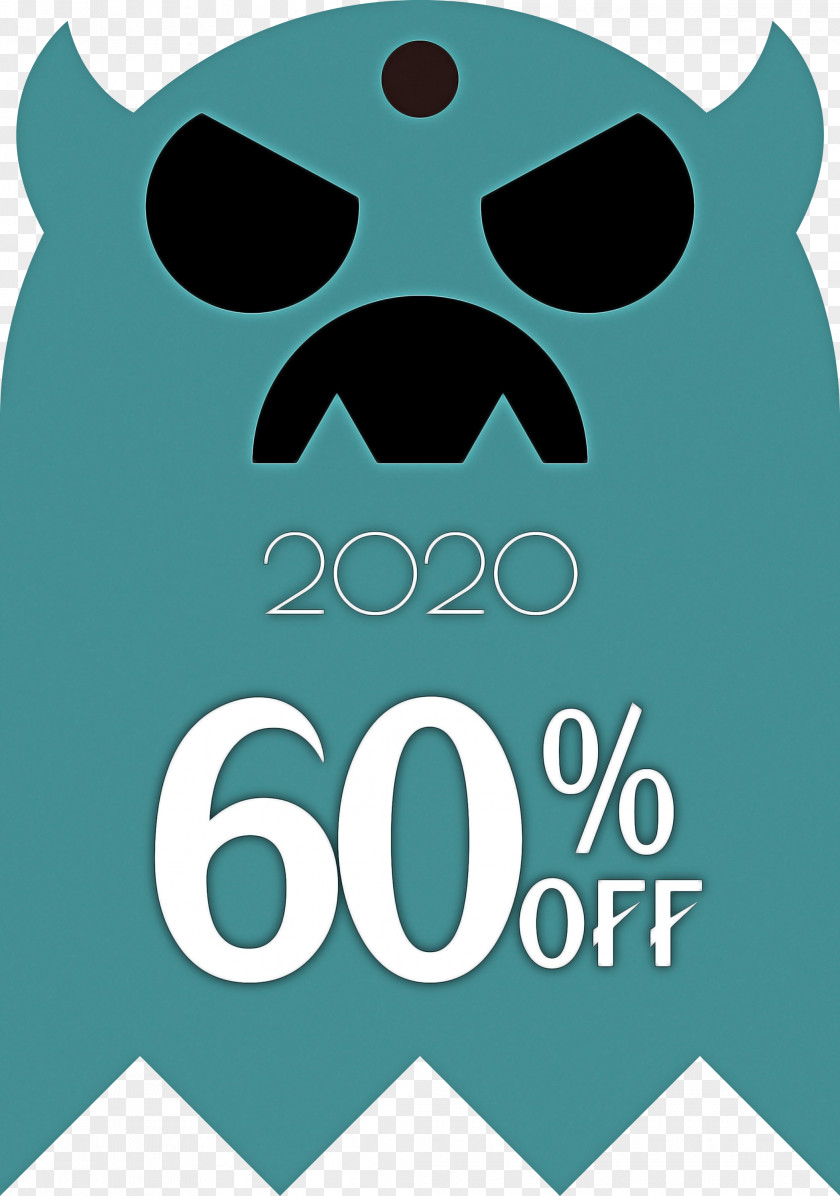 Halloween Discount Sales 60% Off PNG