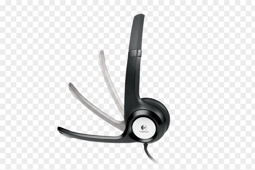 Microphone Noise-canceling Logitech H390 Headset Noise-cancelling Headphones PNG