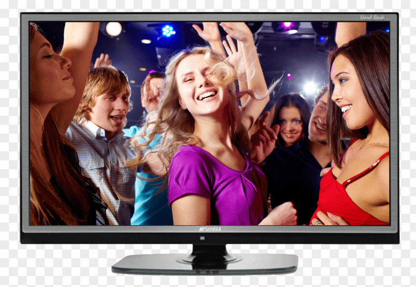 Night Club LED-backlit LCD 1080p Sansui Electric High-definition Television PNG