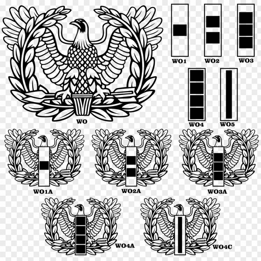 Military Warrant Officer United States Army Rank Insignia PNG