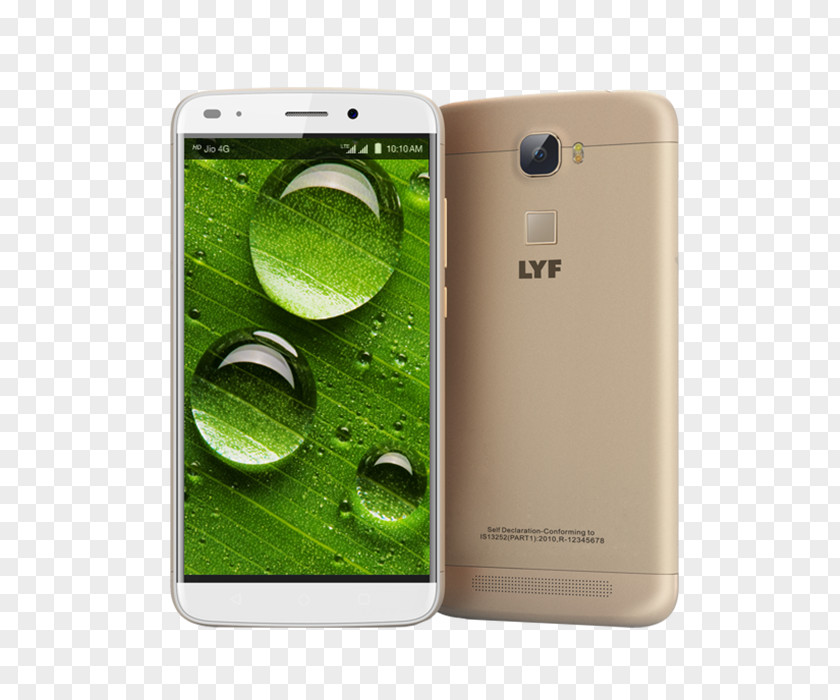 Mobile Phone In Water Smartphone LYF 11 F1S 4G PNG
