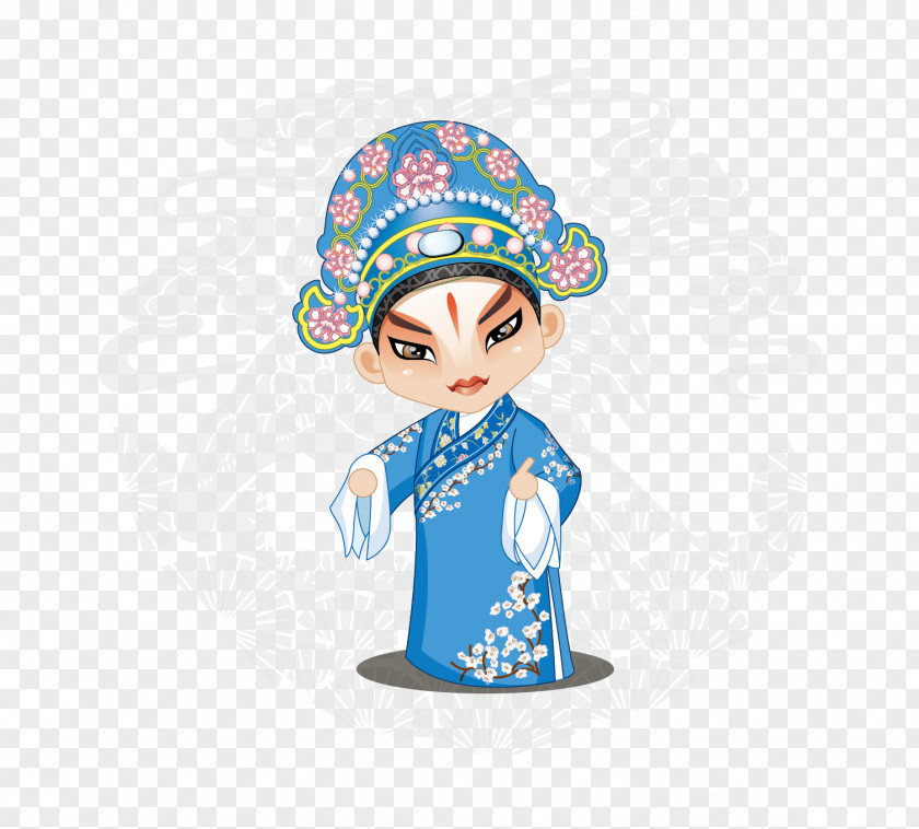 Opera Characters Peking Character Chinese Cartoon PNG